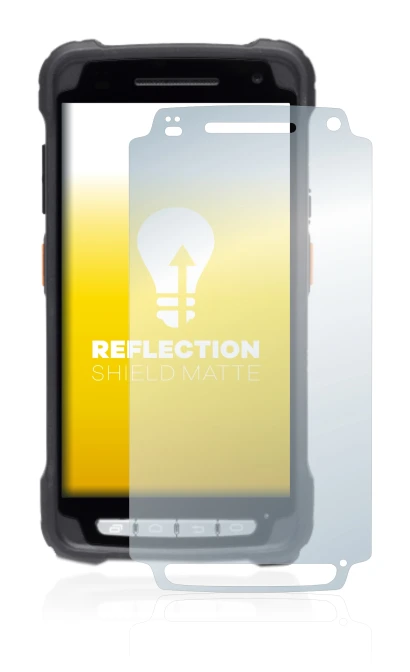 Image of the device Janam XT3 with a wide variety of screen protectors.