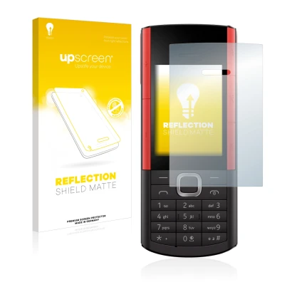 Front side of a product packaging with the brand logo upscreen. Next to it is the device Nokia 5710 XA shown with the correspo