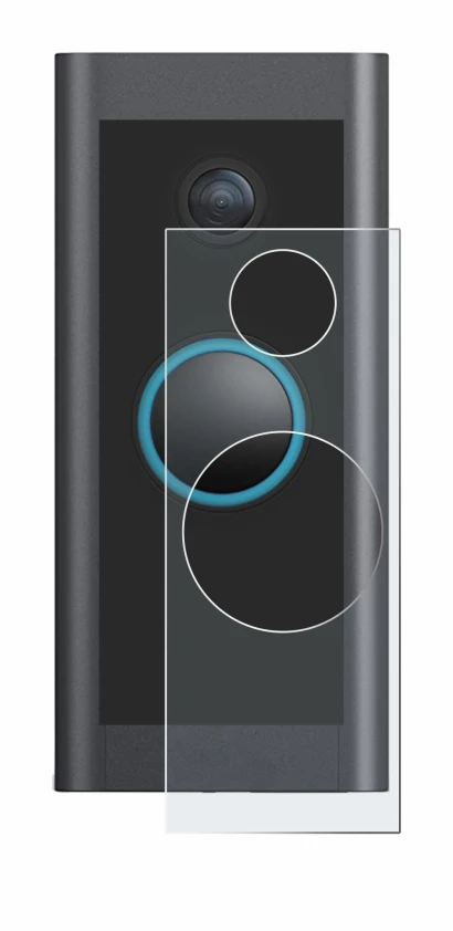 Image of the device Ring Video Doorbell Wired with a wide variety of screen protectors.