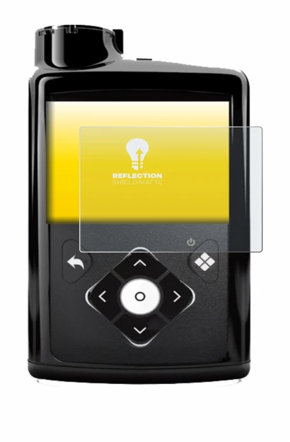 Image of the device Medtronic Minimed 780G with a wide variety of screen protectors.