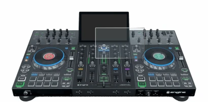 Image of the device Denon DJ Prime 4 with a wide variety of screen protectors.