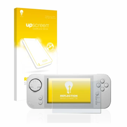 Front side of a product packaging with the brand logo upscreen. Next to it is the device Evercade EXP shown with the correspon