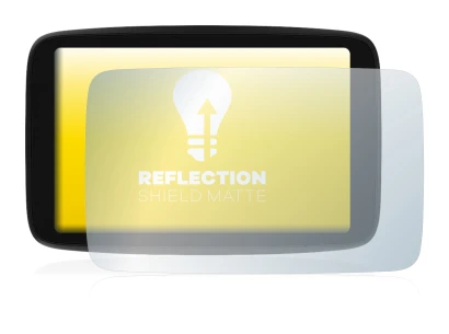 Image of the device TomTom GO Camper Max with a wide variety of screen protectors.