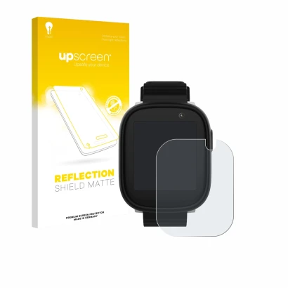 Front side of a product packaging with the brand logo upscreen. Next to it is the device Xplora X6 Play 2022 (1st generation) 