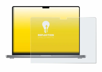 Image of the device Apple MacBook Pro 16" 2023 with a wide variety of screen protectors.
