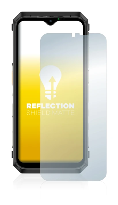 Image of the device Ulefone Power Armor 18T with a wide variety of screen protectors.