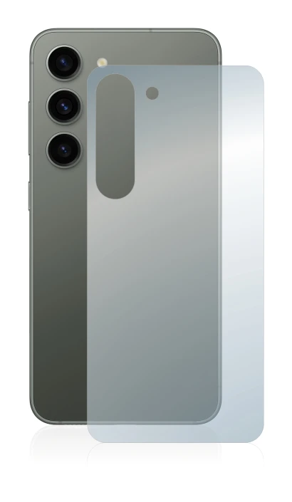 Image of the device Samsung Galaxy S23 Plus (Back) with a wide variety of screen protectors.