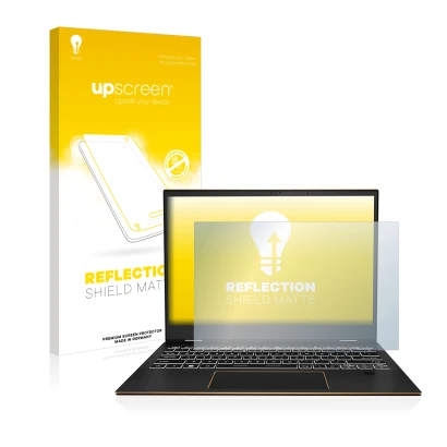 Front side of a product packaging with the brand logo upscreen. Next to it is the device MSI Summit E13 Flip Evo shown with th