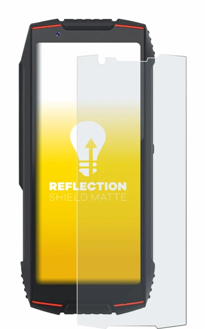 Image of the device Cubot King Kong Mini 3 with a wide variety of screen protectors.