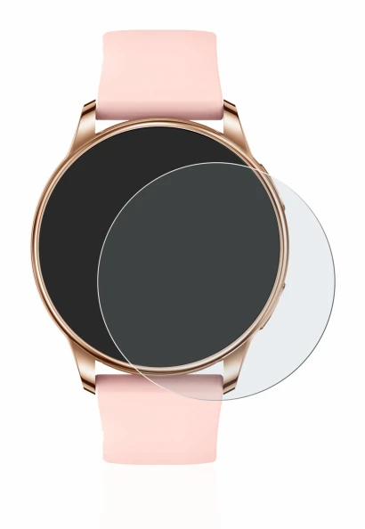 Image of the device Levowatch F2 with a wide variety of screen protectors.