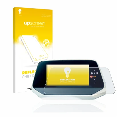 Front side of a product packaging with the brand logo upscreen. Next to it is the device Volkswagen ID.5 Digitalcockpit shown 