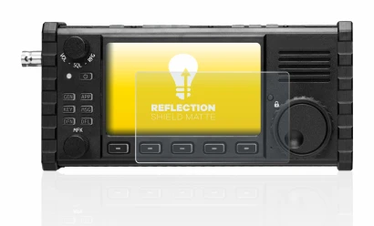 Image of the device Xiegu X6100 HF-Transceiver with a wide variety of screen protectors.