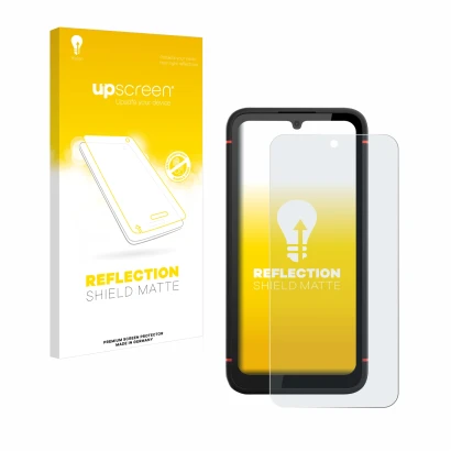 Front side of a product packaging with the brand logo upscreen. Next to it is the device Gigaset GX4 shown with the correspond