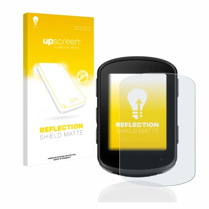 Front side of a product packaging with the brand logo upscreen. Next to it is the device Garmin Edge 840 shown with the corres