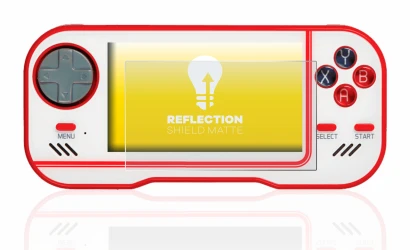 Image of the device Blaze Evercade with a wide variety of screen protectors.