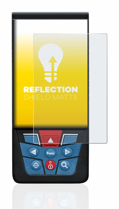 Image of the device Bosch GLM 100-25c with a wide variety of screen protectors.