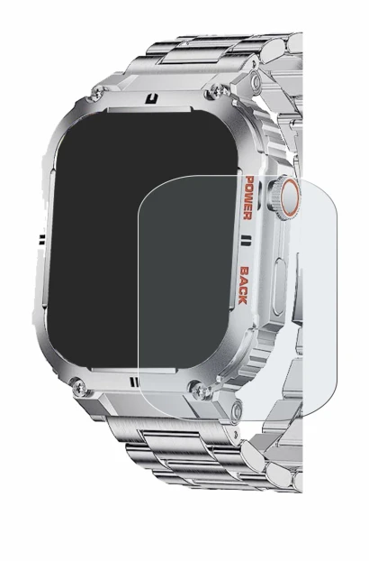 Image of the device LIGE K-57 1.96" with a wide variety of screen protectors.