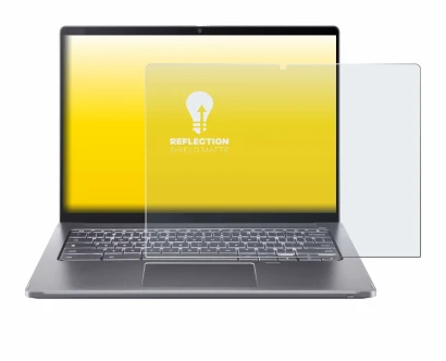 Image of the device Acer Chromebook Spin 714 with a wide variety of screen protectors.