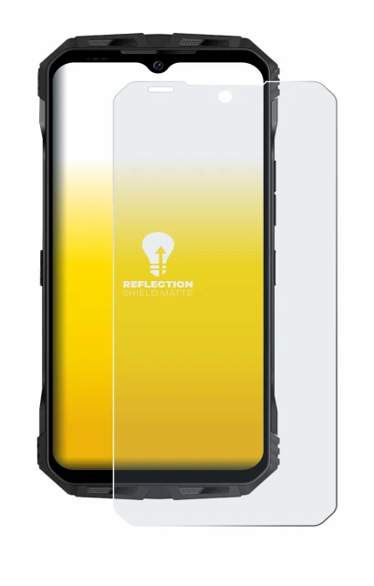 Image of the device Doogee V30T with a wide variety of screen protectors.
