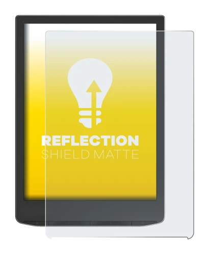 Image of the device PocketBook InkPad 4 with a wide variety of screen protectors.