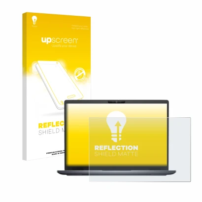 Front side of a product packaging with the brand logo upscreen. Next to it is the device Dell Latitude 7340 shown with the cor