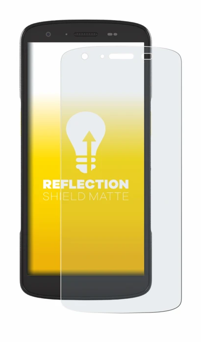 Image of the device Zebra TC22 with a wide variety of screen protectors.