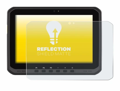 Image of the device Zebra ET65 with a wide variety of screen protectors.
