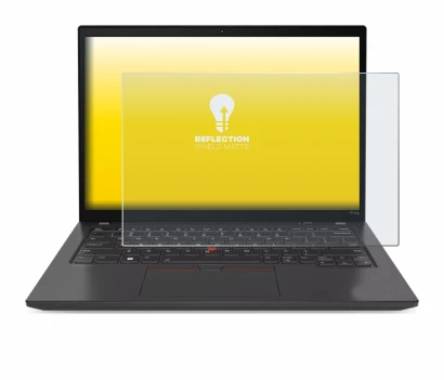 Image of the device Lenovo ThinkPad P14s Gen 4 with a wide variety of screen protectors.
