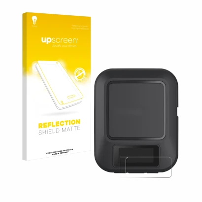 Front side of a product packaging with the brand logo upscreen. Next to it is the device Garmin inReach Messenger shown with t