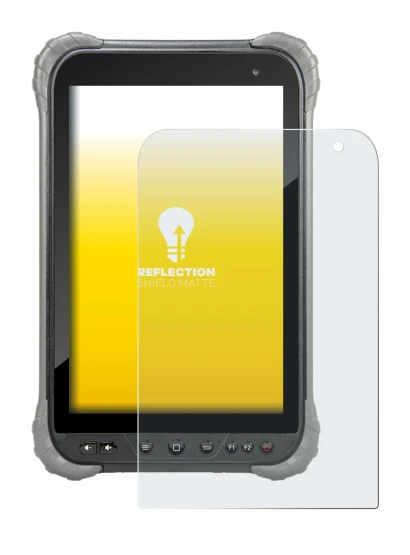 Image of the device Juniper Systems Cedar CT8X2 with a wide variety of screen protectors.