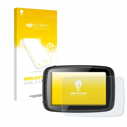 Front side of a product packaging with the brand logo upscreen. Next to it is the device Elebest Carplay C650 5" shown with th