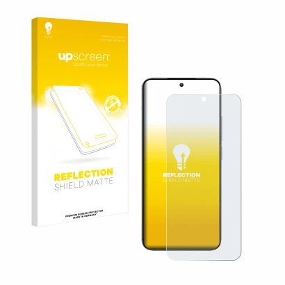 Front side of a product packaging with the brand logo upscreen. Next to it is the device Xiaomi 14 shown with the correspondin