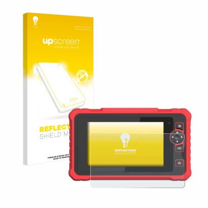 Front side of a product packaging with the brand logo upscreen. Next to it is the device Launch CRP 359 shown with the corresp