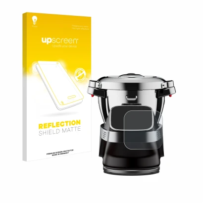 Front side of a product packaging with the brand logo upscreen. Next to it is the device WMF Avantgarde shown with the corresp