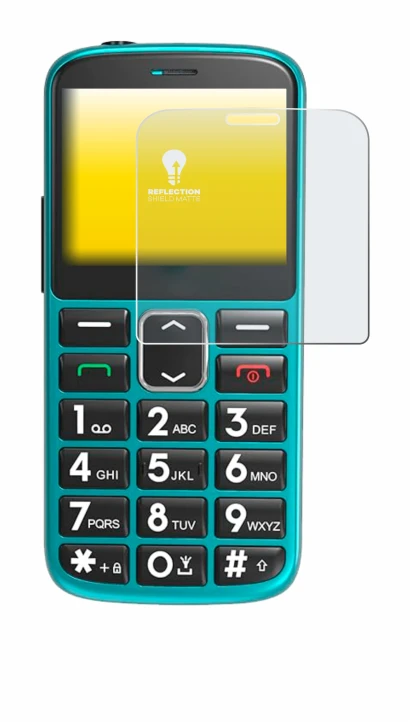 Image of the device Uleway Seniorenhandy with a wide variety of screen protectors.