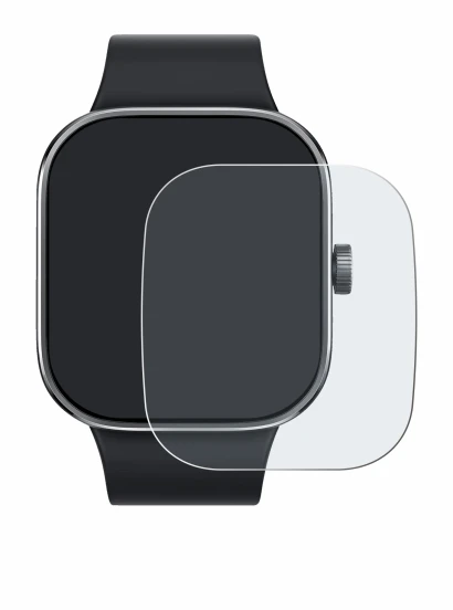 Image of the device Xiaomi Redmi Watch 4 with a wide variety of screen protectors.