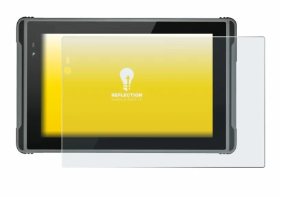 Image of the device Hugerock X7 with a wide variety of screen protectors.