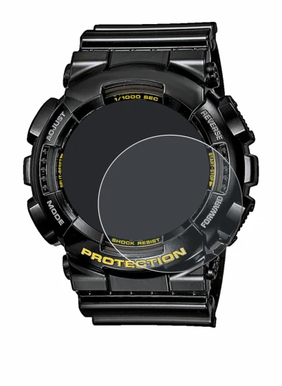Image of the device Casio G-Shock GA-110GB-1A with a wide variety of screen protectors.