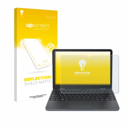 Front side of a product packaging with the brand logo upscreen. Next to it is the device Lenovo 300w Yoga 11