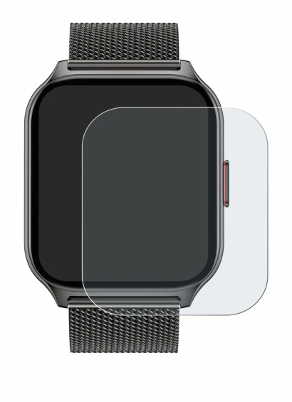 Image of the device Popglory P95 2" with a wide variety of screen protectors.