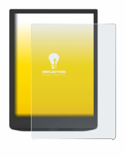 Image of the device Vivlio InkPad 4 with a wide variety of screen protectors.