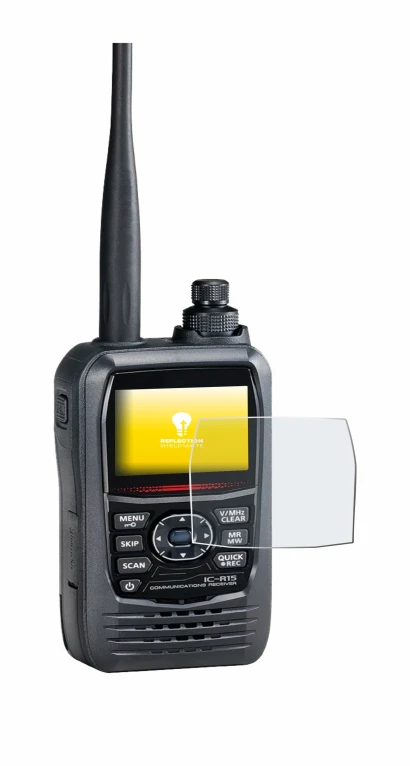 Image of the device Icom IC-R15 with a wide variety of screen protectors.