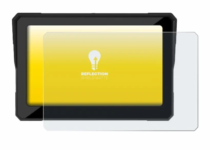 Image of the device Carpuride W702 7" with a wide variety of screen protectors.