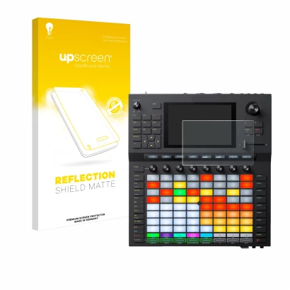 Front side of a product packaging with the brand logo upscreen. Next to it is the device Akai Force shown with the correspondi