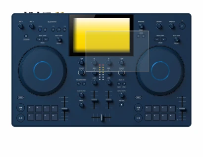 Image of the device AlphaTheta OMNIS-Duo with a wide variety of screen protectors.