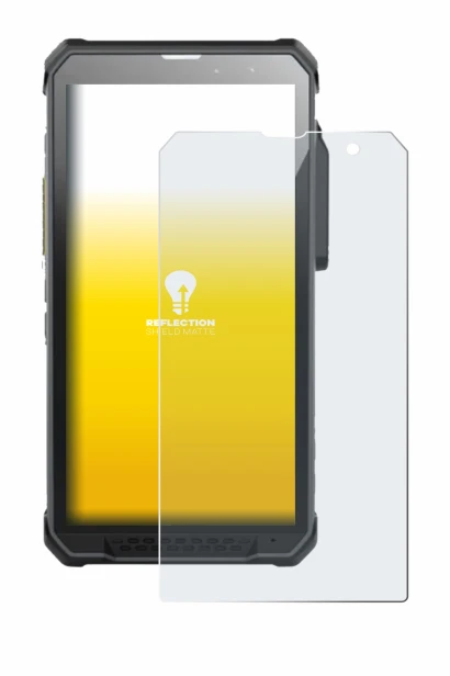 Image of the device RugGear RG880 with a wide variety of screen protectors.