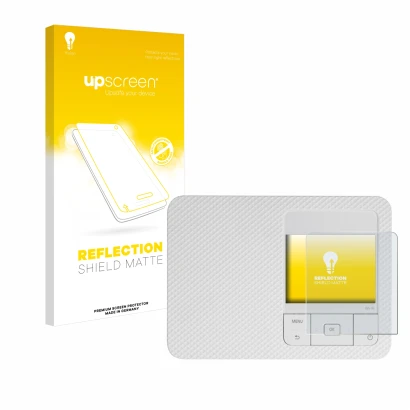 Front side of a product packaging with the brand logo upscreen. Next to it is the device Canon Selphy CP1500 shown with the co