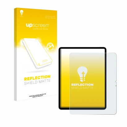 Front side of a product packaging with the brand logo upscreen. Next to it is the device Apple iPad Air 13" M2 WiFi 2024 shown