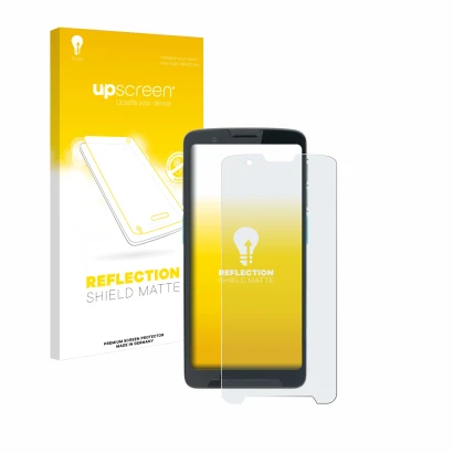 Front side of a product packaging with the brand logo upscreen. Next to it is the device Unitech EA660 shown with the correspo