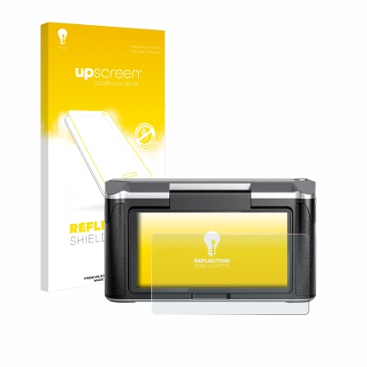 Front side of a product packaging with the brand logo upscreen. Next to it is the device Revopoint Miraco shown with the corre